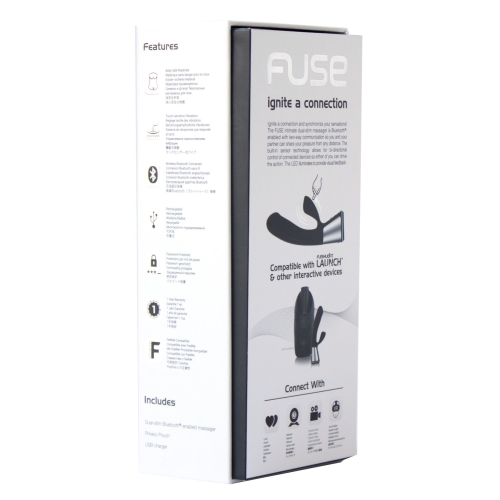 Вібратор із стимуляцією клітора чорний Ohmibod Fuse for Kiiroo - 5