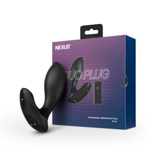Анальна пробка з вібрацією та ПУ Nexus DUO Remote Control чорна - 3