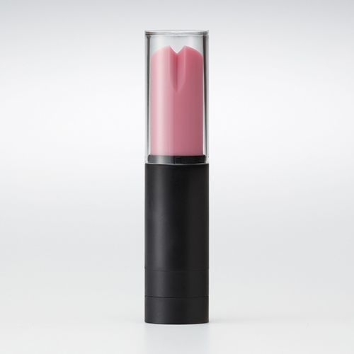 Міні-вібратор у формі губної помади IROHA STICK Black - 2