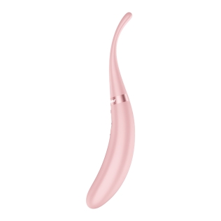 Подвійний вібратор для точкової та G-стимуляції рожевий Satisfyer Tip Tease Rose