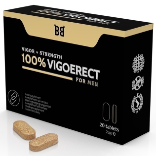 Таблетки для повышения потенции Blackbull 100% Vigoerect Vigor Strength 20 таблеток