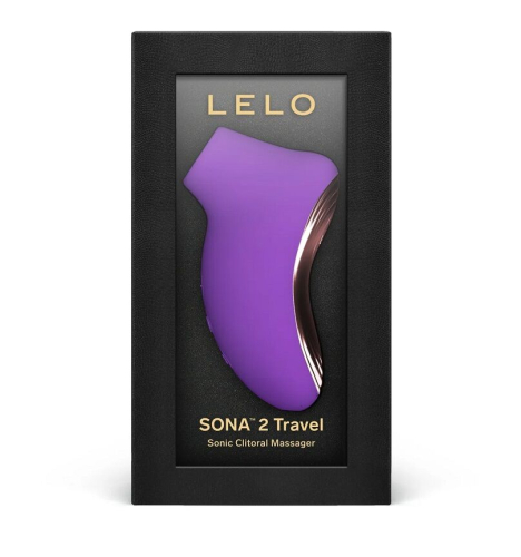 Вакуумний звуковий стимулятор для клітора фіолетового кольору LELO SONA 2 Travel - 4