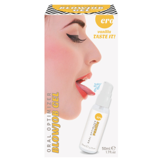 Стимулирующий оральный гель на водной основе со вкусом ванили Hot Oral Optimizer Blowjob Gel 50 мл