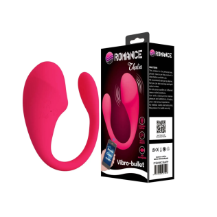 Смарт віброяйце вагінальне силіконове червоне LYBAILE Romance Thalia App Control Bullet Vibrator