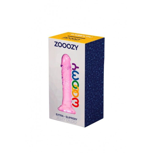 Фаллоимитатор реалистичный на присоске розового цвета Wooomy Zooozy - 2