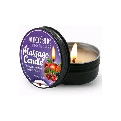 Массажная свеча Тропическое искушение Amoreane Tropical Temptation 30 мл - 1
