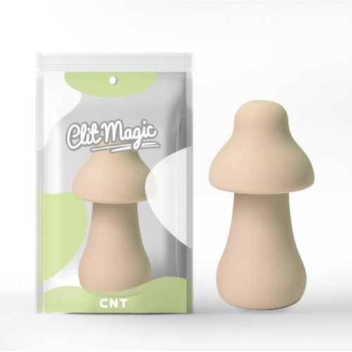 Вібростимулятор для клітора 3D Design Protruding Mushroom Off тілесного кольору - 1