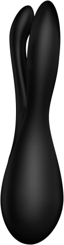 Клиторальный вибратор черного цвета Satisfyer Threesome 2 - 3