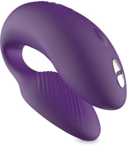 Вибромассажер для пар с функцией управления со смартфона фиолетовый We-Vibe Chorus - 5
