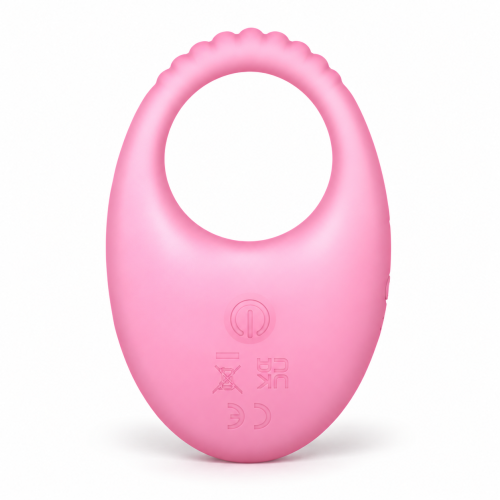 Смарт виброкольцо на член розовое UNIVIBE Halo Rose - 2