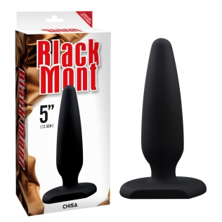 Силиконовый анальный плаг черный CHISA Black Mont