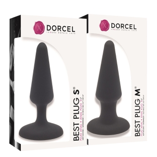 Набір анальних пробок з ніжного силікону з обмежувачами Dorcel KIT STARTER BEST PLUG S / M