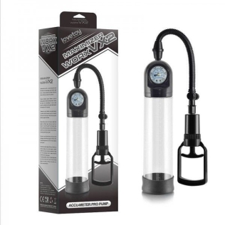 Вакуумная помпа для пениса стимулирующая эрекцию Maximizer Worx VX2 Accu-Meter Pro Pump