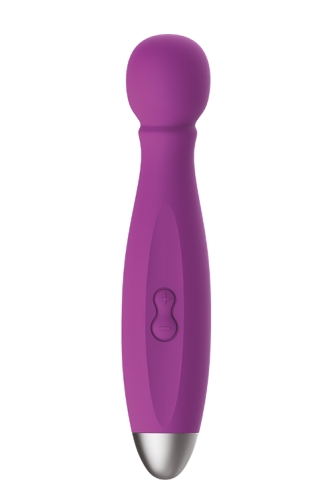Вибромассажер микрофон фиолетовый DREAM TOYS QUEENPIN - 3