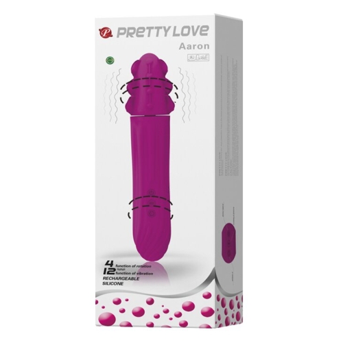 Вібратор вагінальний фіолетового кольору LYBAILE Pretty Love Aaron - 10