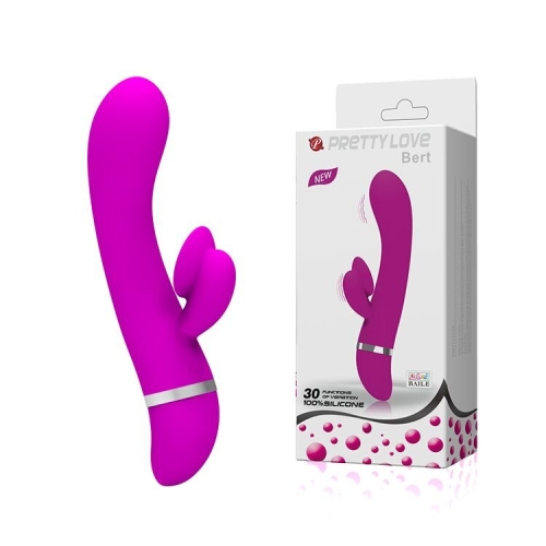 Вибратор для стимуляции точки G розовый Lybaile Pretty Love BERT - 1