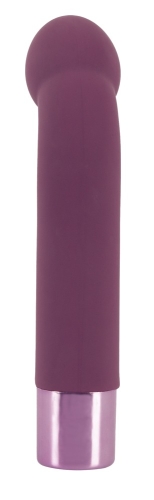 Вигнутий вібратор для точки G фіолетового кольору Elegant Series G Spot Vibe - 4