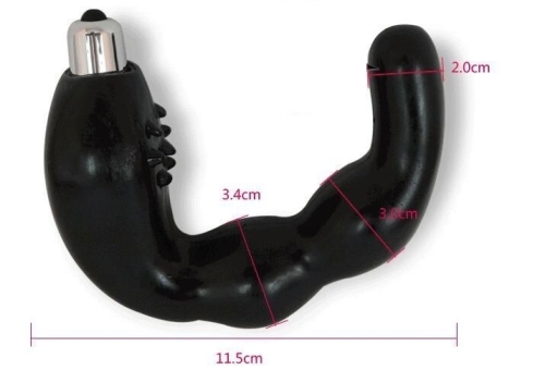 Вібратор для простати чорний Anal Stimulator for Duble pleasure - 5
