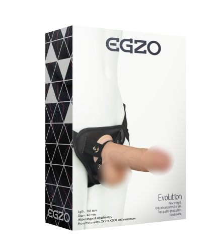 Страпон женский классический EGZO Evolution STR006 - 1