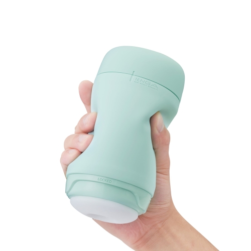 Мастурбатор наскрізний TENGA PUFFY зелений - 6