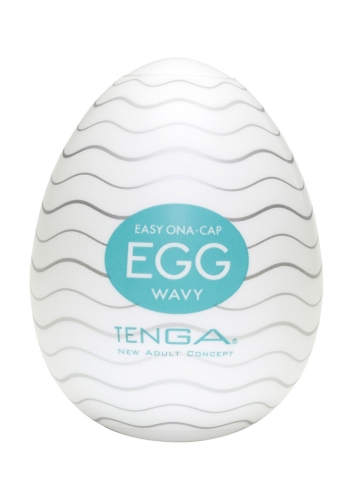 Мастурбатор яйцо для пениса TENGA EGG Wavy EGG-001 - 1