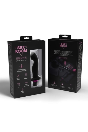 Набір секс іграшок для анальних ігор чорно-рожевого кольору Dream Toys Sex Room 6 предметів - 1