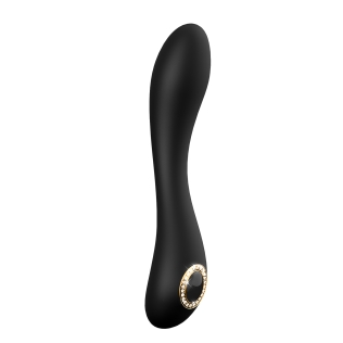 Вибромассажер со стимуляцией точки G чёрный Dream Toys PRESTIGE NATASHA LUXXE