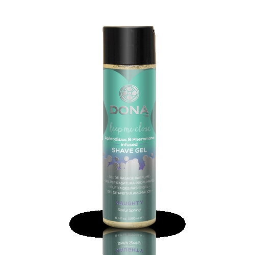 Гель для гоління DONA Intimate Shave Gel-Naughty-Sinful Spring (250 мл) з феромонами - 1