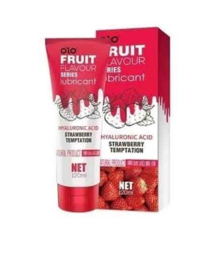 Оральный лубрикант на водной основе со вкусом Клубники Olo Sweet Secret 120 мл - 1