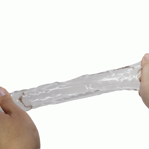 Насадка з петлею, що подовжує, на член реалістична прозора LYBAILE Pretty Love Penis Sleeve 8.7&amp;quot; Extender - 7