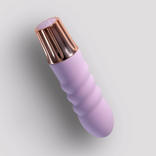 Міні-вібратор кліторальний лавандовий Crushious Mellow Bubbles - 6