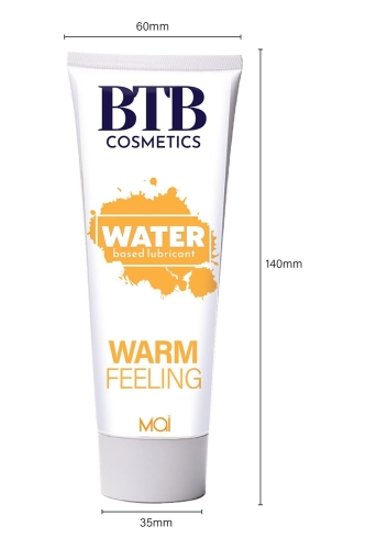 Лубрикант разогревающий на водной основе Mai BTB Warm feeling 100 мл - 2