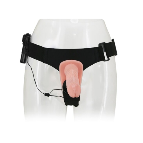 Страпон подвійний на трусиках з вібрацією Ultra Passionate Harness BW-022049 - 4