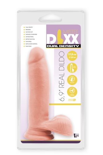 Фаллоимитатор реалистичный на присоске бежевый MR. DIXX 6.9INCH DUAL DENSITY - 2