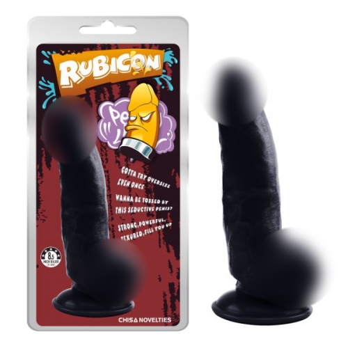 Фалоімітатор на присосці чорного кольору Chisa Governor Penis - 1