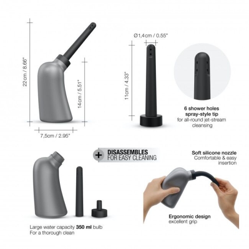 Сприцовка для анального секса Dorcel DOUCHE MATE - 10