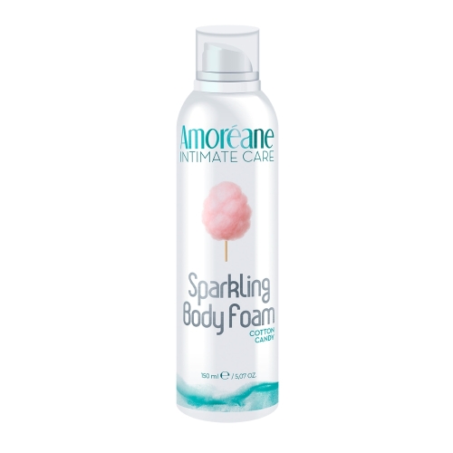 Пінка для тіла з ароматом цукрової вати Amoreane Sparkling Body Foam 150 мл - 1