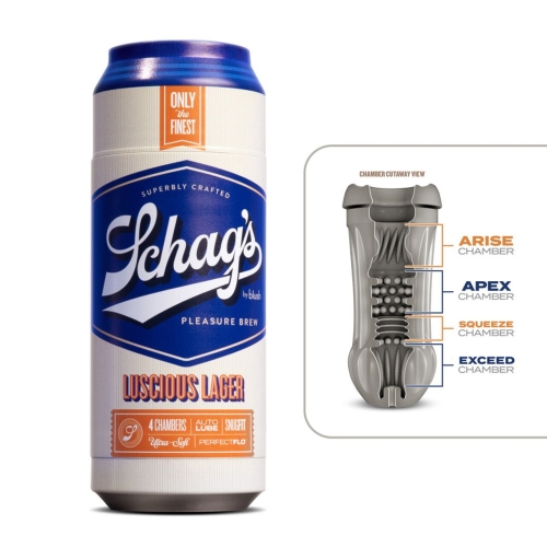 Самосмазывающийся мастурбатор для пениса Schag’s by Blush Luscious Lager Frosted - 2