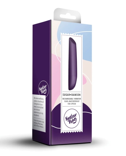 Вібратор для стимуляції клітора фіолетового кольору SugarBoo Sugar Damson - 5