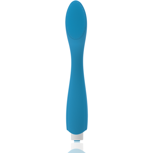 Вибратор вагинальный для зоны G голубого цвета GYLBERT G-SPOT - 2
