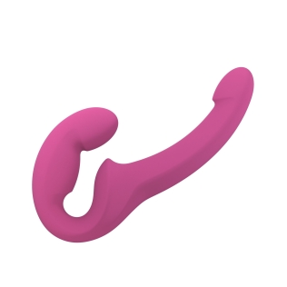 Безременний подвійний вібрострапон малинового кольору Fun Factory SHARE LITE