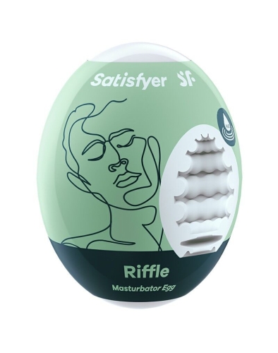 Мастурбатор яйцо Satisfyer Masturbator Egg Single Riffle - 1