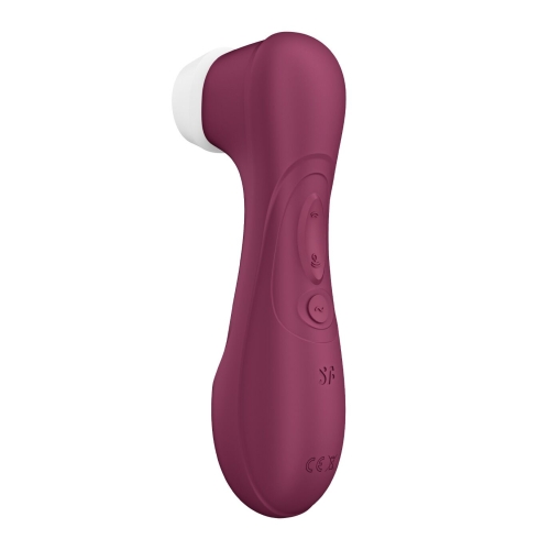 Вакуумный стимулятор клитора с управлением через смартфон красного цвета Satisfyer Pro 2 Generation 3 with Liquid Air Connect App - 4
