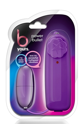 Виброяйцо фиолетовое Blush B Yours power bullet - 2