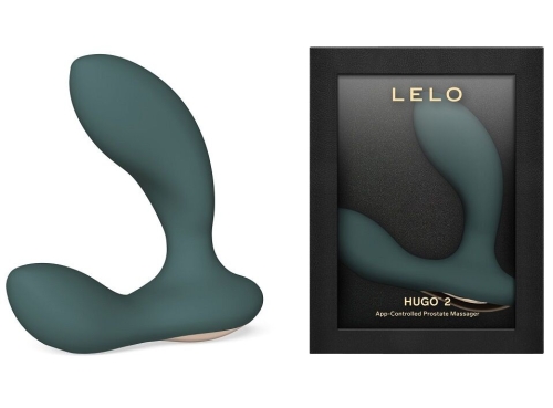 Вибромассажер простаты зеленого цвета LELO Hugo 2 - 2