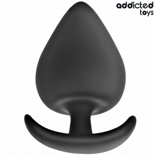 Анальная пробка силиконовая черная Addicted Toys Anal Plug Silicone 53 мм - 2