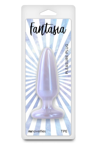 Анальна пробка фіолетова NS Novelties Fantasia Pleasure розмір Small - 4