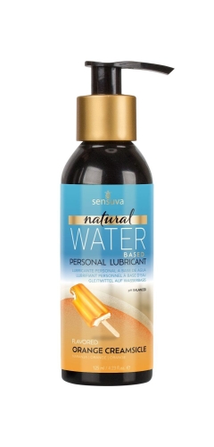 Лубрикант на водній основі з ароматом апельсинового крему Sensuva Natural Water-Based 125 мл - 1