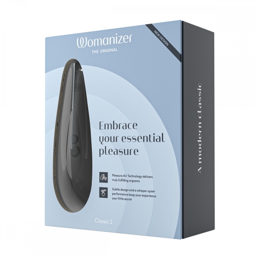 Вакуумний безконтактний кліторальний стимулятор чорний Womanizer Classic 2 - 30