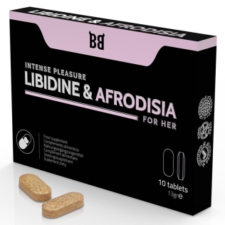 Таблетки для женщин для повышения либидо Blackbull Libidine Afrodisia Intense Pleasure 10 таблеток